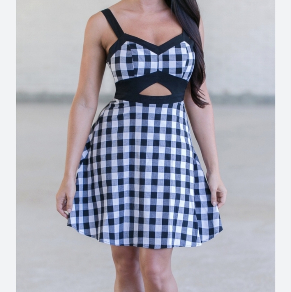Charlotte Russe checkered dress